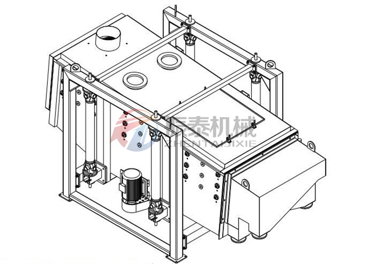 玄武巖粉方形搖擺篩外形結(jié)構(gòu) 玄武巖粉方形搖擺篩外形結(jié)構(gòu)