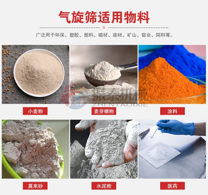 云母粉氣旋篩適用物料 云母粉氣旋篩適用物料