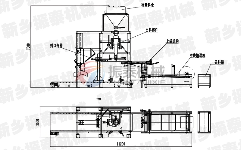 噸袋包裝機圖紙 噸袋包裝機圖紙